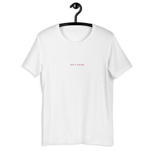 *not a t-shirt (red logo)